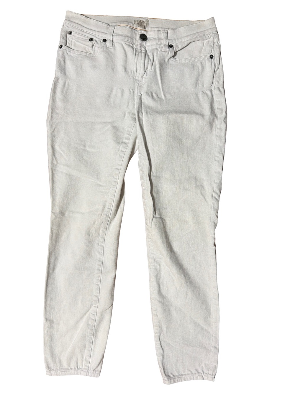 J. Crew White Denim Skinny Jeans Size 26